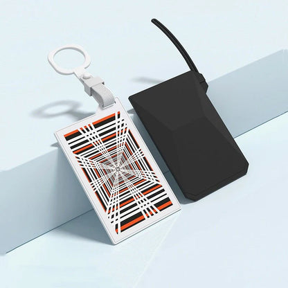 Plaid Silicone Key Card Holder for Tesla Model 3, Model Y, Model X, Model S – Durable Protective Cover with Anti-Slip Grip