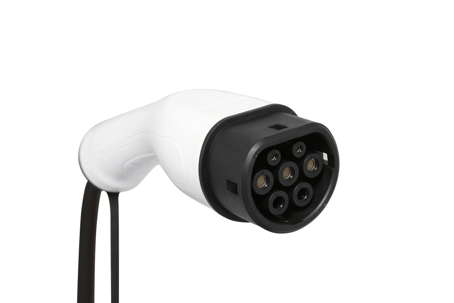 Portable Type 2 EV Charger | 32A 250V | 3-Pin Blue CEE Plug | 16ft Cable | Adjustable Amperage | IP55