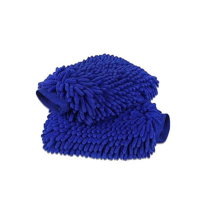 Premium Chenille Microfiber Car Wash Gloves (2-Pack) – Scratch-Free Cleaning Mitts for Tesla Model 3 Model Y Model S Mode X & All Vehicles  car wash towels