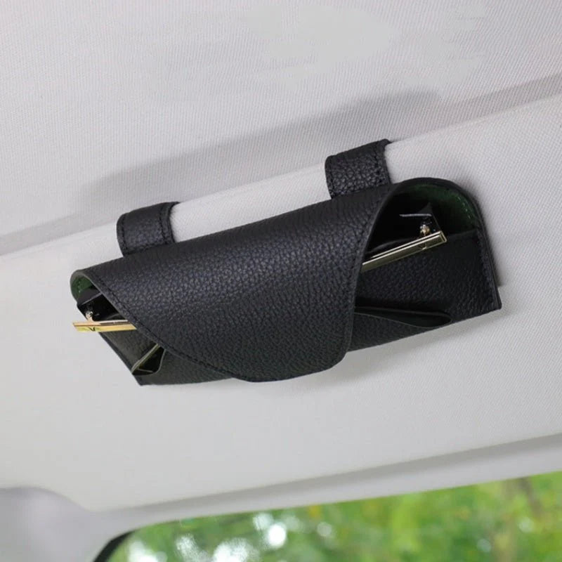 Premium Magnetic Visor Glasses Case for Tesla Model S / Y / 3 / X & Cybertruck | Soft Touch, Secure Clip-On Design