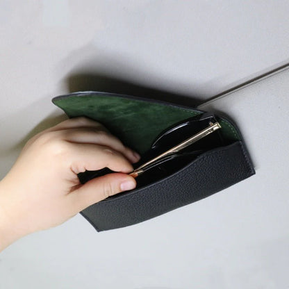 Premium Magnetic Visor Glasses Case for Tesla Model S / Y / 3 / X & Cybertruck | Soft Touch, Secure Clip-On Design