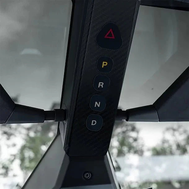 Real Carbon Fiber Reading Light Trim Cover for Tesla Cybertruck 2024+ | Overhead Dome Light Interior Accent