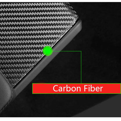 Real Carbon Fiber Rear Air Vent Frame Trim for Tesla Model S/X (2017–2019) – High-Adhesion Protective Interior Cover