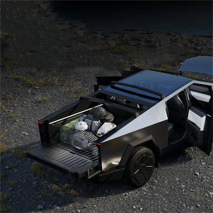 Rear Seat Bucket Mesh Storage Pocket for Tesla Cybertruck 2024+ | Custom Fit | Durable & Easy Install