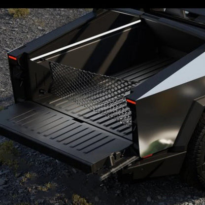 Rear Seat Bucket Mesh Storage Pocket for Tesla Cybertruck 2024+ | Custom Fit | Durable & Easy Install