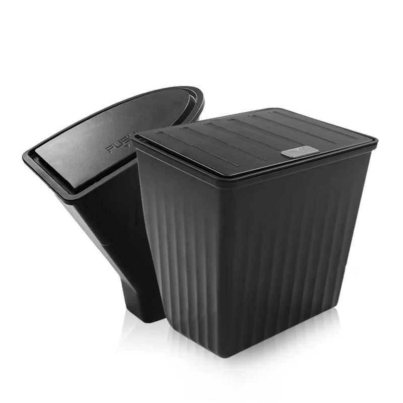 Rear Center Console Organizer for Tesla Model Y (2020–2024) | TPE Storage Box with Anti-Slip Lid