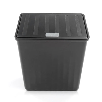 Rear Center Console Organizer for Tesla Model Y (2020–2024) | TPE Storage Box with Anti-Slip Lid