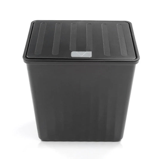 Rear Center Console Organizer for Tesla Model Y (2020–2024) | TPE Storage Box with Anti-Slip Lid