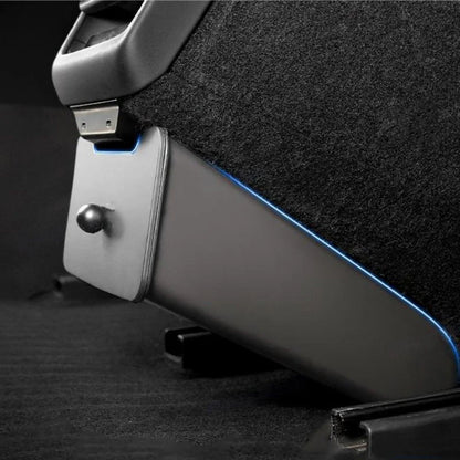 Rear Magnetic Car Trash Can with Lid for Tesla Model 3 Highland (2023.11+) & Model Y Juniper — Space-Saving Odor-Blocking Waste Bin