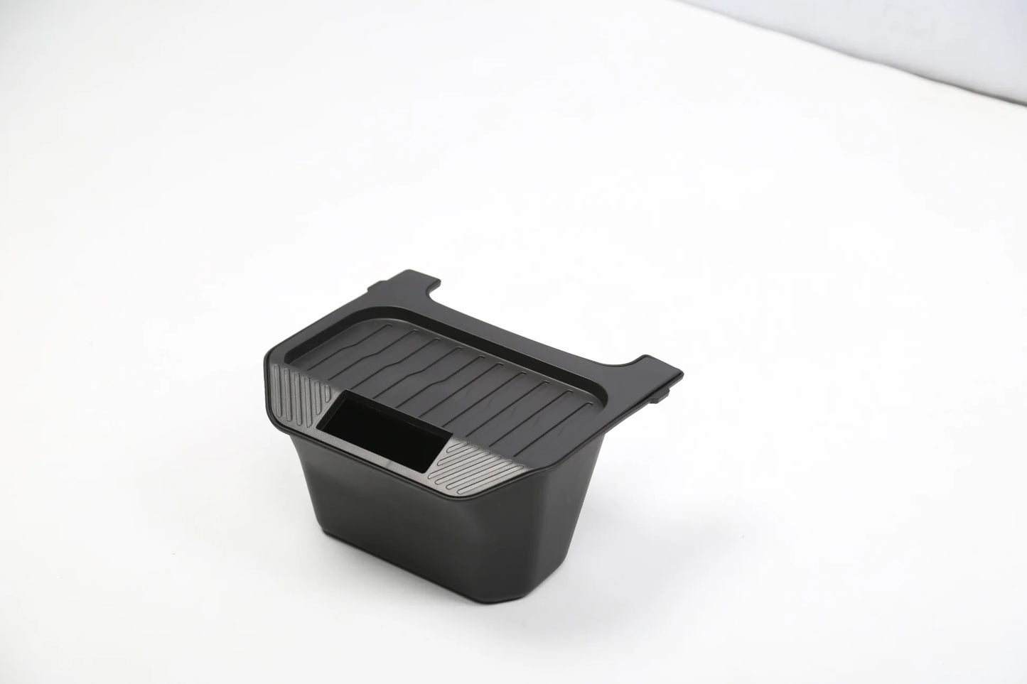 Rear Middle Storage Box for Tesla Model Y Juniper | Custom-Fit Rear Center Console Organizer with Waterproof Detachable Box & Noise-Reducing Flocked ABS