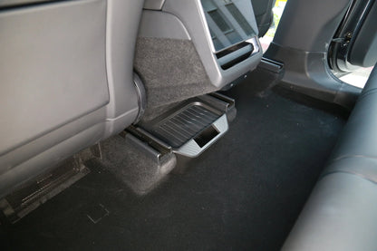 Rear Middle Storage Box for Tesla Model Y Juniper | Custom-Fit Rear Center Console Organizer with Waterproof Detachable Box & Noise-Reducing Flocked ABS