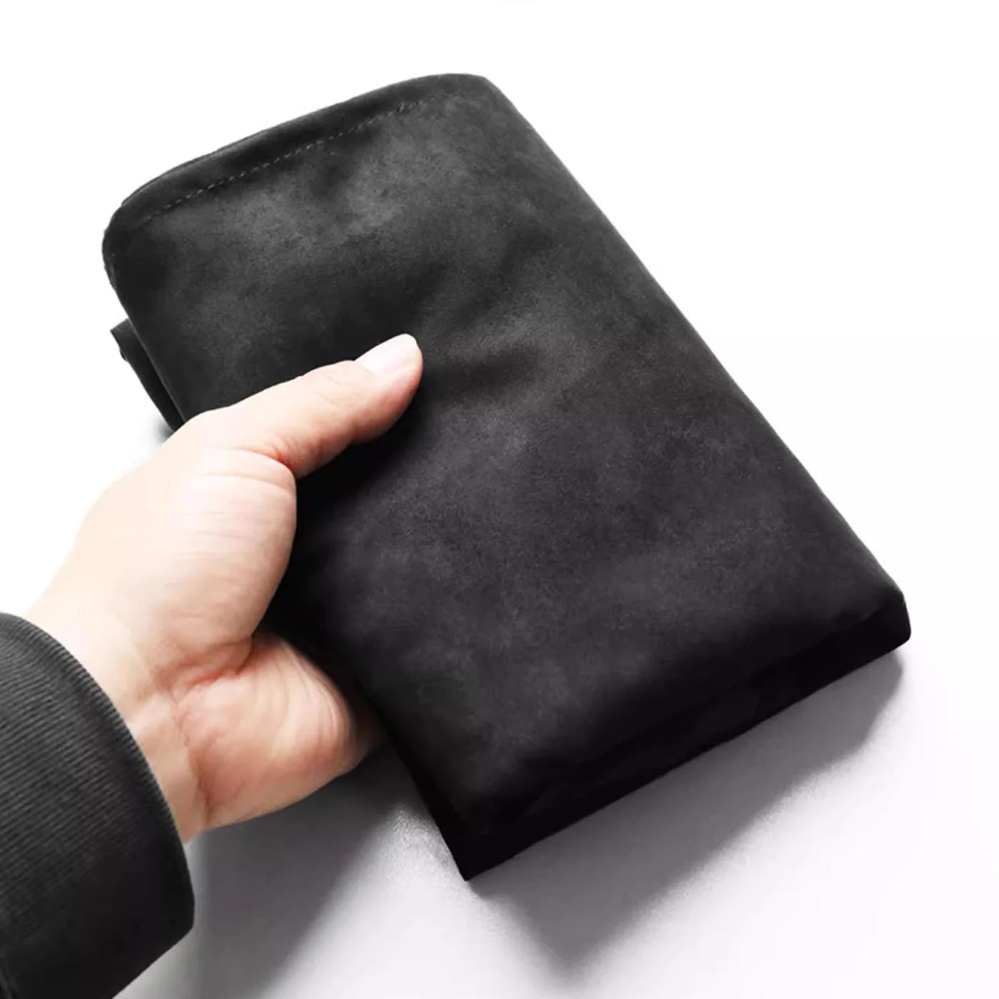 Tesla Rear Privacy Divider Curtain for Model 3 Model Y Model S Model X – Soft Suede Retractable Cabin Privacy Screen with Velcro Design