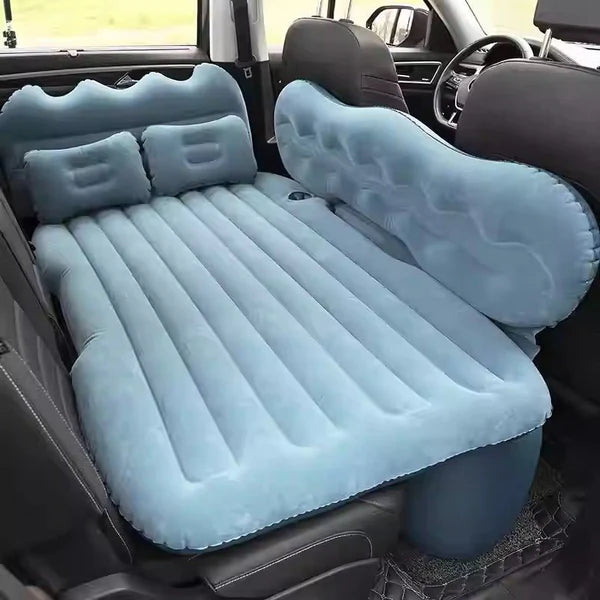 Rear Seat Air Mattress for Tesla Model 3 / Model 3 Highland & Model Y / Model Y Juniper – Inflatable Back Seat Bed for Car Camping, Road Trips & Travel Comfort