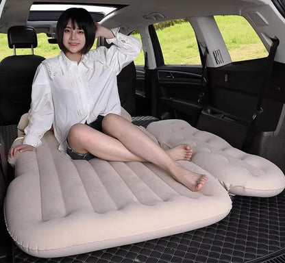 Rear Seat Air Mattress for Tesla Model 3 / Model 3 Highland & Model Y / Model Y Juniper – Inflatable Back Seat Bed for Car Camping, Road Trips & Travel Comfort