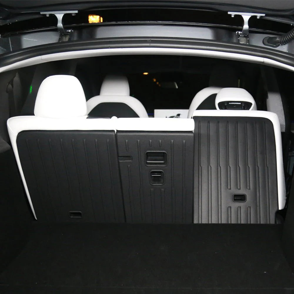 Rear Seat Back Protector TPE Mat for Tesla Model Y Juniper 2025.3+ | Eco-Friendly, Precise Fit, Full Protection