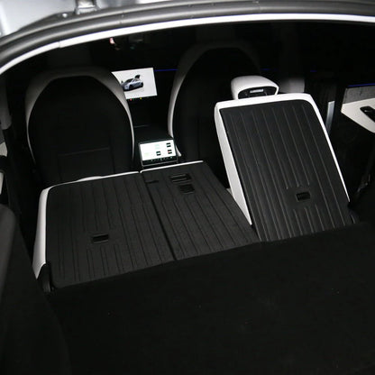 Rear Seat Back Protector TPE Mat for Tesla Model Y Juniper 2025.3+ | Eco-Friendly, Precise Fit, Full Protection