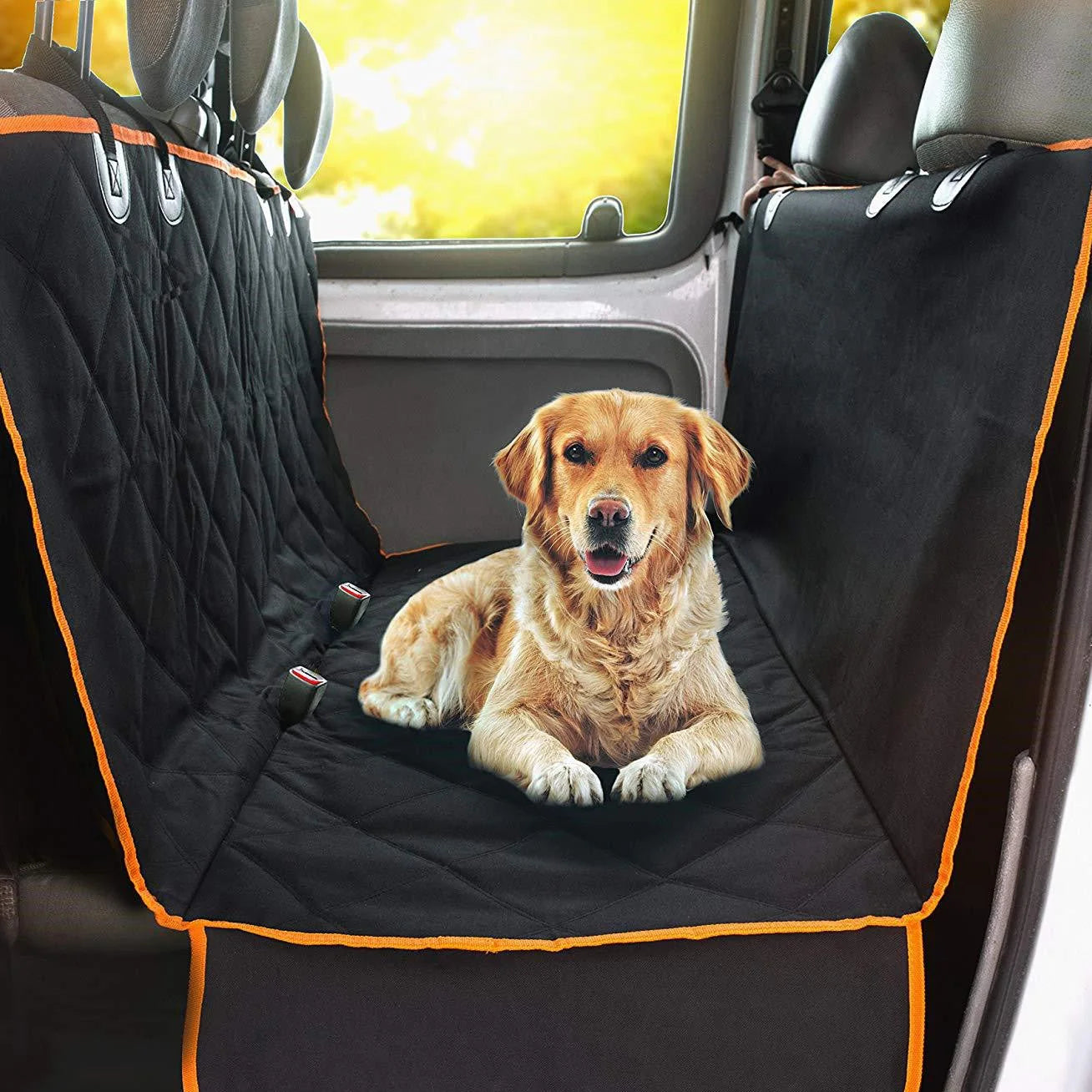 Rear Seat Waterproof Dog Seat Cover for Tesla Model S Model 3  Model X  Model Y & Cybertruck Heavy-Duty Pet Car Seat Protector | Scratch-Resistant | Easy Clean | Secure Fit