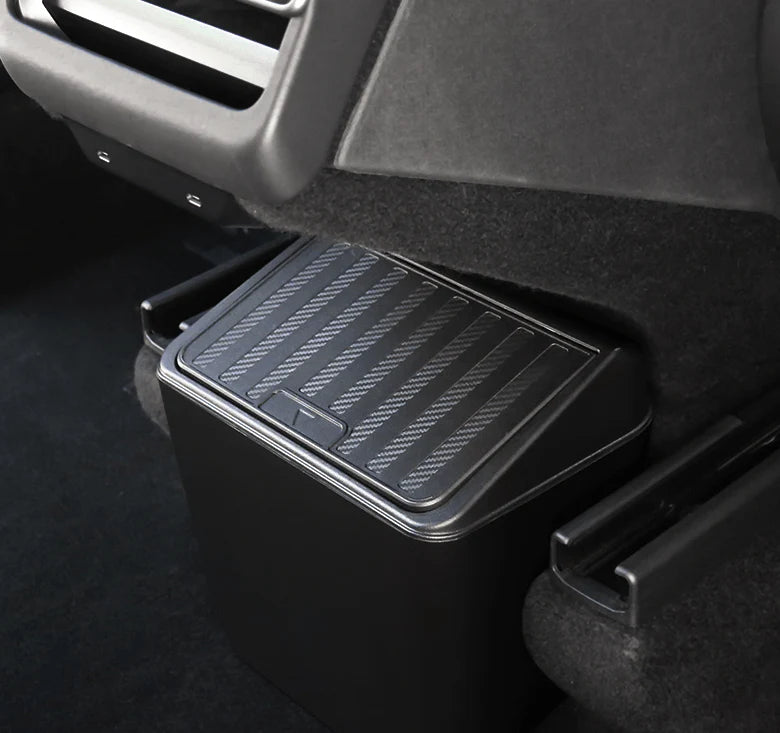 Rear Under-Seat Storage Box & Trash Can for Tesla Model Y Juniper (2025+) | ABS Organizer