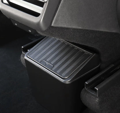 Rear Under-Seat Storage Box & Trash Can for Tesla Model Y Juniper (2025+) | ABS Organizer