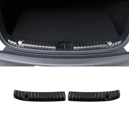 Stainless Steel Rear Trunk Bumper Guard Protector for Tesla Model Y Juniper | Scratch-Resistant Cargo Sill & Side Protection | Perfect 1:1 OEM Fit