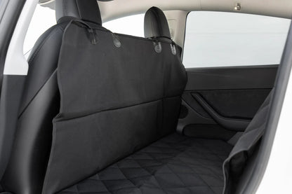 Rear Seat Pet Cover for Tesla Model 3, Model Y, Model S & Model X – Waterproof Back Seat & Floor Protector with Seat Belt Access