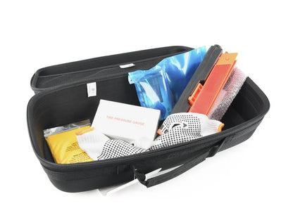 EV Roadside Assistance Kit – Emergency Safety Kit for Electric Vehicle Owners, Including Flashlight, Warning Triangle & Tire Pressure Gauge