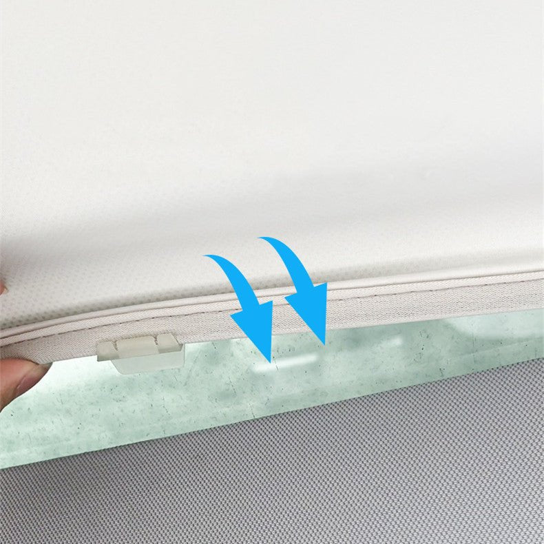 Roof Sunshade for Tesla Cybertruck (2023.12–Present) | Custom One-Piece Glass Roof Shade, 99% UV Protection, Snap-On Installation