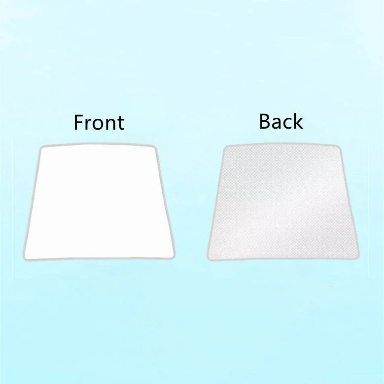 Roof Sunshade for Tesla Cybertruck (2023.12–Present) | Custom One-Piece Glass Roof Shade, 99% UV Protection, Snap-On Installation