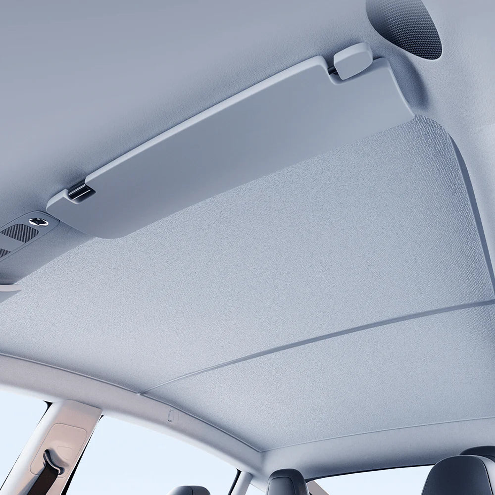 Roof Sunshade for Tesla Model Y (All Years) – Graphene Dual-Layer Glass Roof Shade with UV Protection & Heat Reduction