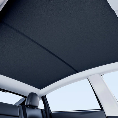 Roof Sunshade for Tesla Model Y (All Years) – Graphene Dual-Layer Glass Roof Shade with UV Protection & Heat Reduction