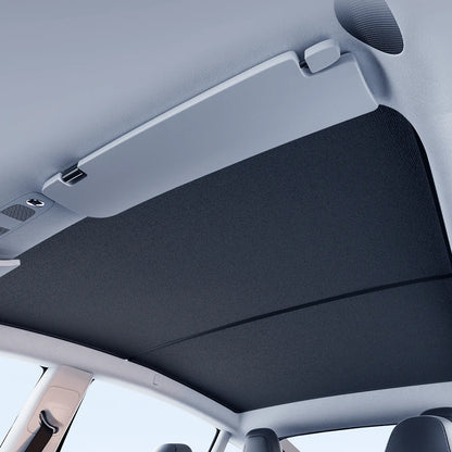 Roof Sunshade for Tesla Model Y (All Years) – Graphene Dual-Layer Glass Roof Shade with UV Protection & Heat Reduction