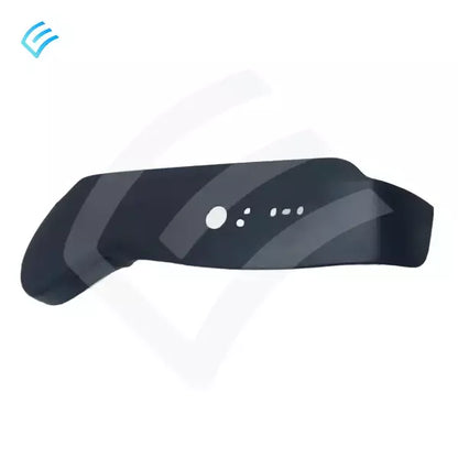 Tesla Model Y OEM first row outboard sideshield, left-hand seat lumbar, black trim piece