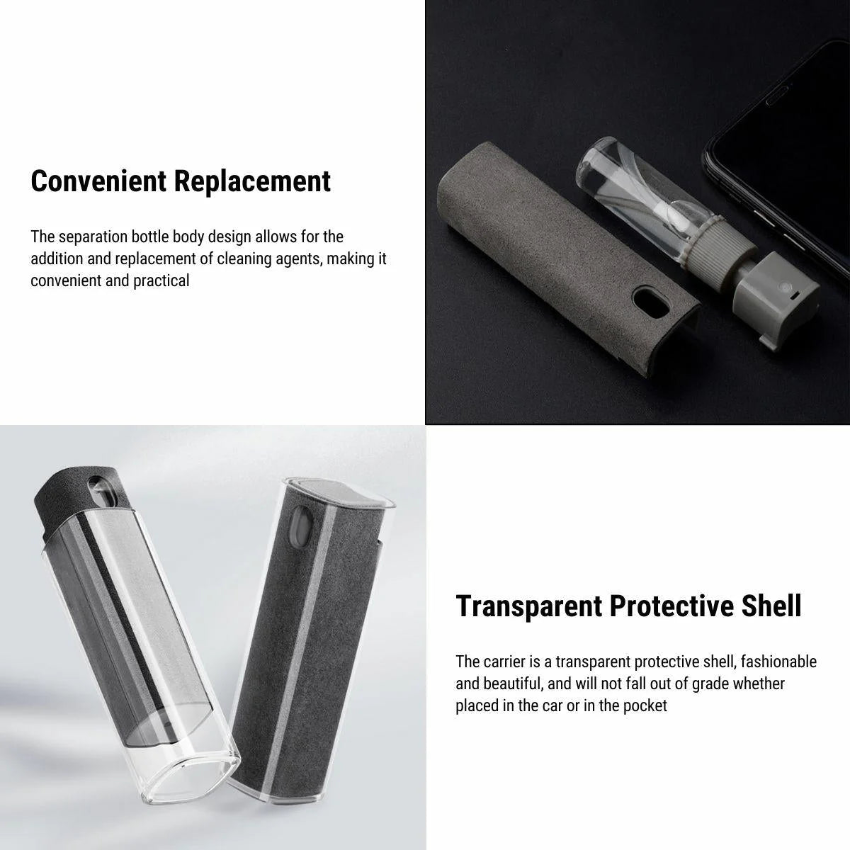 Tesla Screen Cleaner (No Liquid) – Reusable Microfiber Cleaning Tool for Model 3, Model Y, Model S, Model X Displays