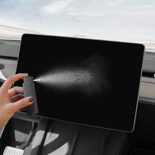 Tesla Screen Cleaner (No Liquid) – Reusable Microfiber Cleaning Tool for Model 3, Model Y, Model S, Model X Displays