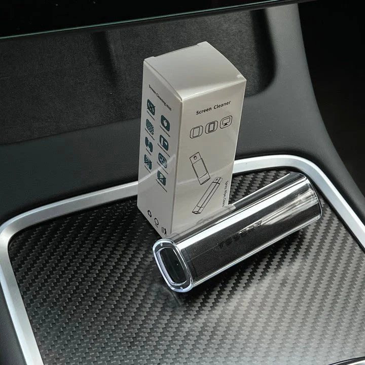 Tesla Screen Cleaner (No Liquid) – Reusable Microfiber Cleaning Tool for Model 3, Model Y, Model S, Model X Displays