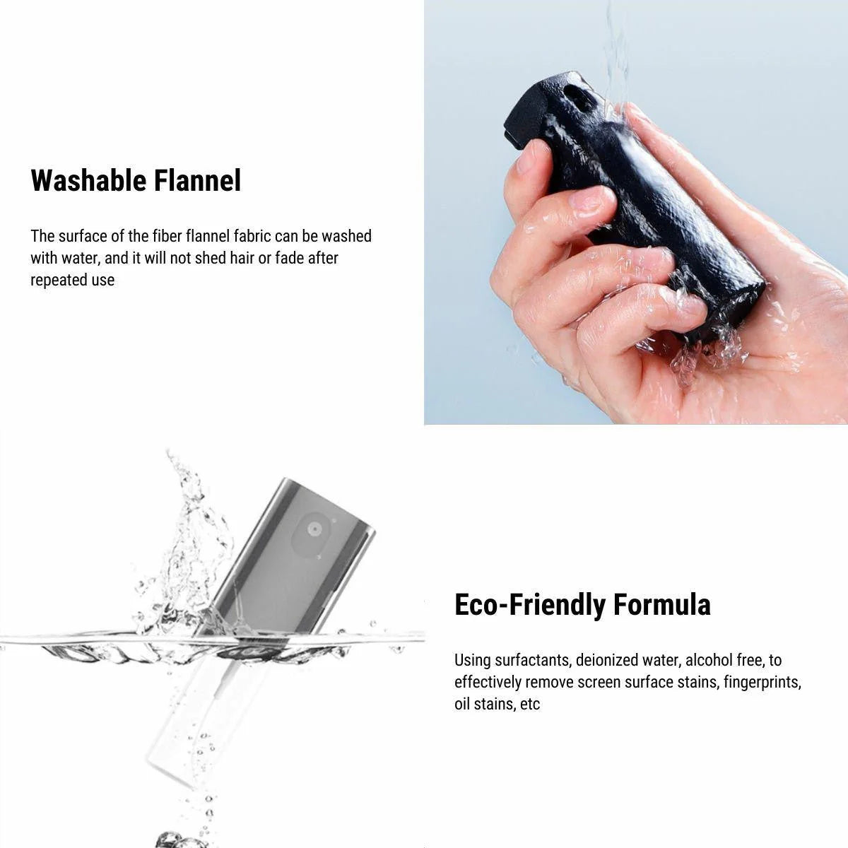 Tesla Screen Cleaner (No Liquid) – Reusable Microfiber Cleaning Tool for Model 3, Model Y, Model S, Model X Displays