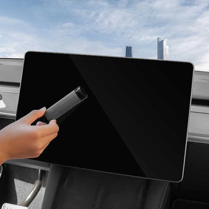 Tesla Screen Cleaner (No Liquid) – Reusable Microfiber Cleaning Tool for Model 3, Model Y, Model S, Model X Displays