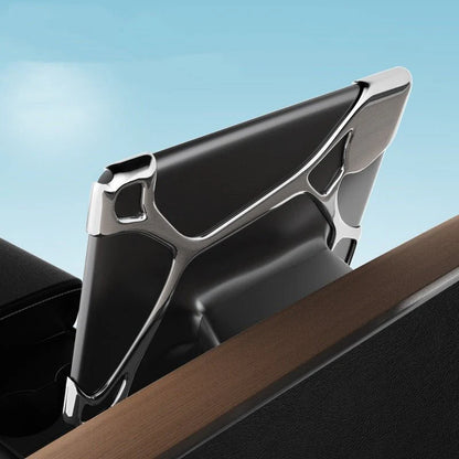 Screen Cutout Protective Decorative Cover for Tesla Model 3 & Model Y (Non-Adhesive, Transparent PC)