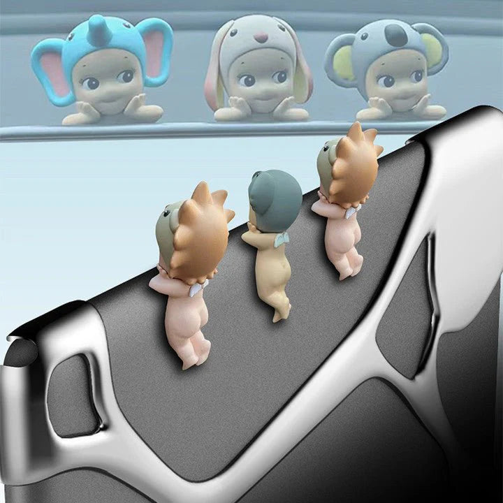 Screen Cutout Protective Decorative Cover for Tesla Model 3 & Model Y (Non-Adhesive, Transparent PC)