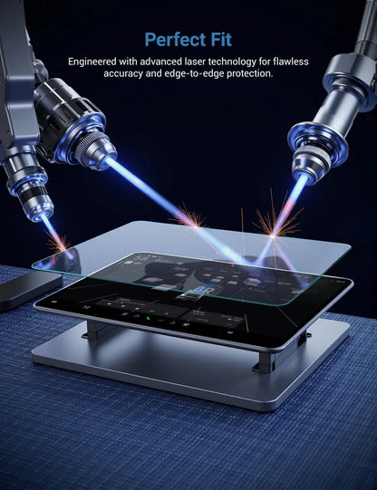 Tesla Screen Protector for Model 3 Highland & Model Y Juniper – 9H Tempered Glass, Anti-Glare, Anti-Fingerprint, HD Touch Sensitive Display Protection