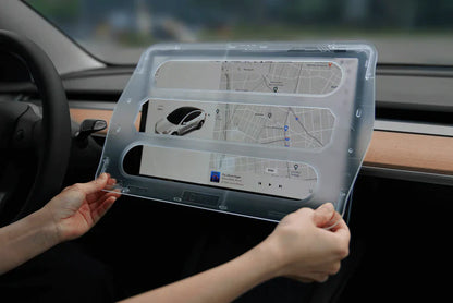 Jowua 9H Tempered Glass Screen Protector for Tesla Model 3 & Model Y – Edge-to-Edge, Auto-Alignment, Matte & Clear Options