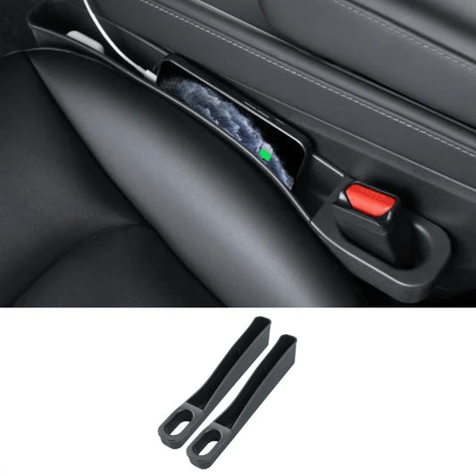 Tesla Model 3/Model Y Seat Gap Filler Organizer (2PCS) – Prevent Drops & Add Convenient Storage