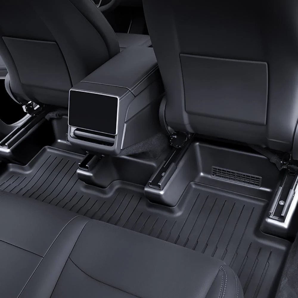 Seat Slide Rail Anti-Kick Guards for Tesla Model Y Juniper 2025+ (5PCS) | 360° Full Coverage Under-Seat Protection, Eco-Friendly TPE