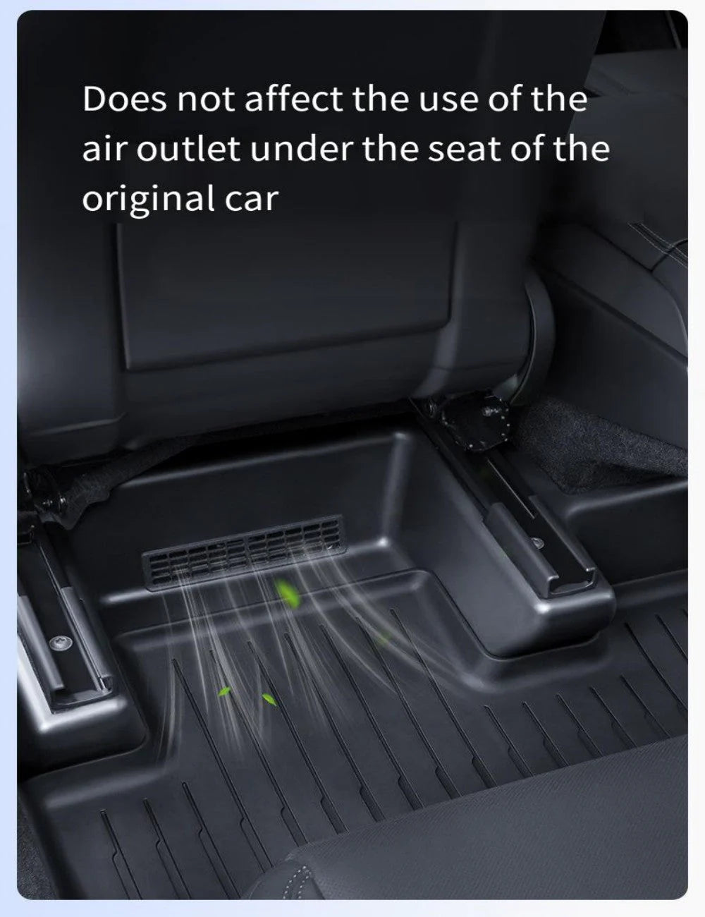 Seat Slide Rail Anti-Kick Guards for Tesla Model Y Juniper 2025+ (5PCS) | 360° Full Coverage Under-Seat Protection, Eco-Friendly TPE