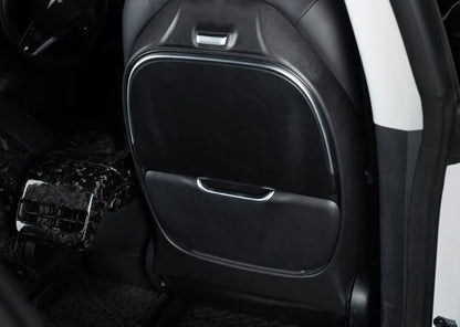 Seatback Foldable Table with Wireless Charging for Tesla Model 3 & Model Y (Rear Seat Work & Dining Tray)