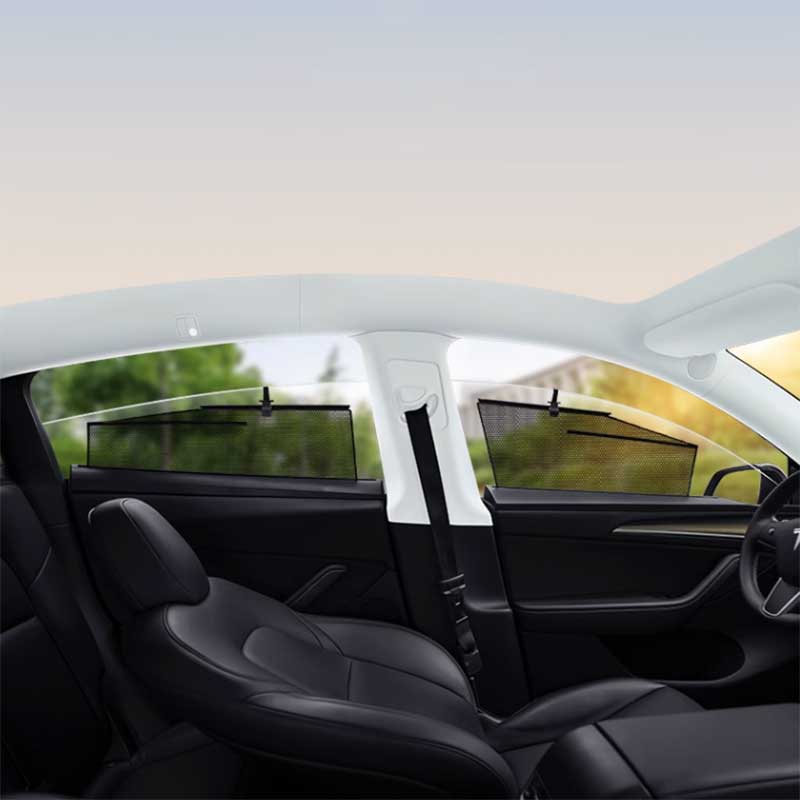 Side Window Sunshade for Tesla Model 3 (2017–2024) | UV Protection, Heat Reduction & Privacy Window Shade