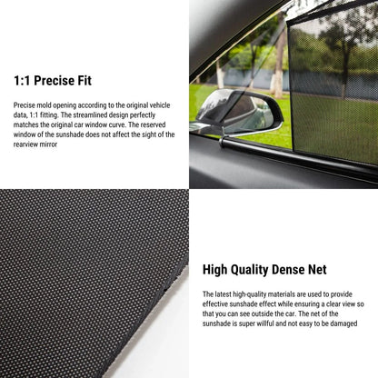 Side Window Sunshade for Tesla Model 3 (2017–2024) | UV Protection, Heat Reduction & Privacy Window Shade