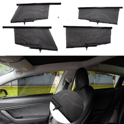 Side Window Sunshade for Tesla Model 3 (2017–2024) | UV Protection, Heat Reduction & Privacy Window Shade
