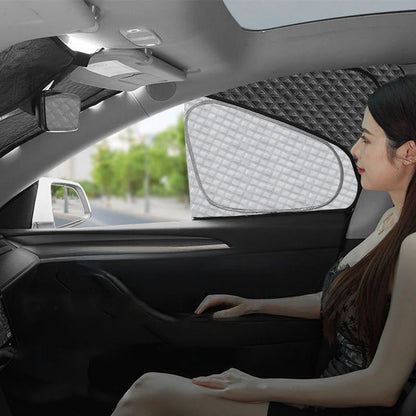 Side Window Sunshade for Tesla Cybertruck 2024-Present | Custom-Fit UV Protection & Privacy Shade