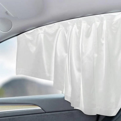 Tesla Model 3 & Model Y Side Window Sunshades (4PCS) – Adjustable Cold-Feel Ice Silk, UV Protection & Privacy